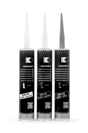 Cartucho de aluminio de sellador de poliuretano Zaphiro ZXS de 310 ml para juntas de carrocería.