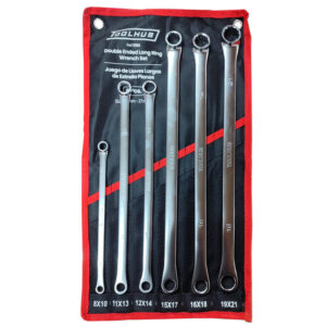 Juego de llaves largas planas ToolHub - Set de 6 piezas