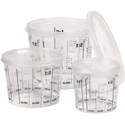 Multi Mix Cup 385 ml – Vasos de Mezcla Reutilizables para Pintura y Barniz | Carsystem