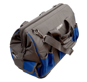 Bolsa porta-herramientas Irimo 9022-2-19HB de 19 pulgadas, cerrada, con base rígida impermeable y múltiples bolsillos, ideal para profesionales y bricolaje.