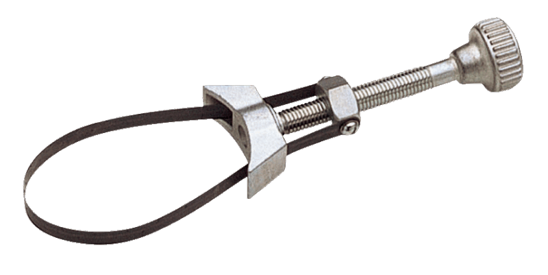 Llave de fleje Bahco BE611 para extraer filtros de aceite de 65 a 110 mm.