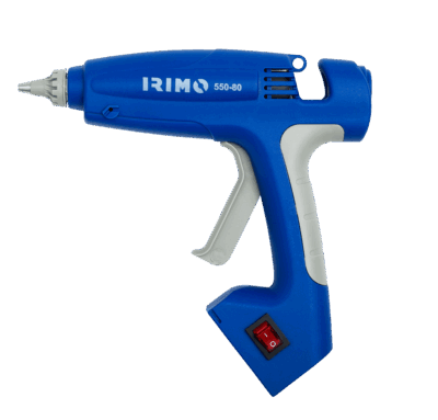 Pistola pegamento – 80W, 12 barras, 3 boquillas | Irimo