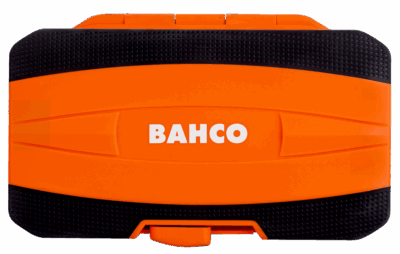 Juego puntas y vasos 1/4″ carraca – 36 piezas, puntas S2, maletín | Bahco