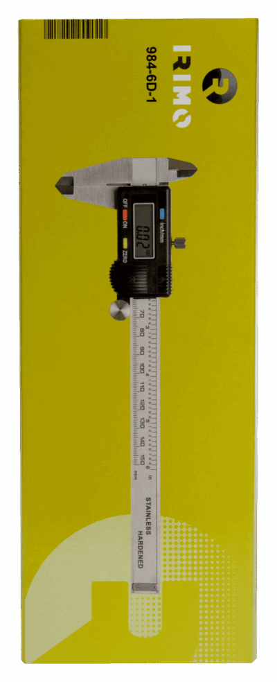 Calibre digital – 150mm/6″, Acero Inox, Precisión ±0.03mm | Irimo