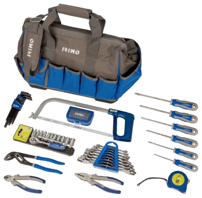 Bolsa 16″ con 73 herramientas | Irimo