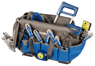 Bolsa 16″ con 73 herramientas | Irimo