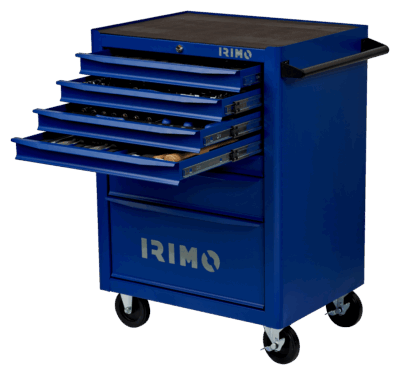 Carro con 222 herramientas, taller móvil pro | Irimo