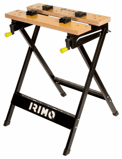 Banco trabajo plegable – Portátil, 160kg, sujeción pro | Irimo