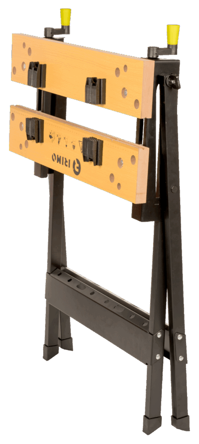Banco trabajo plegable – Portátil, 160kg, sujeción pro | Irimo