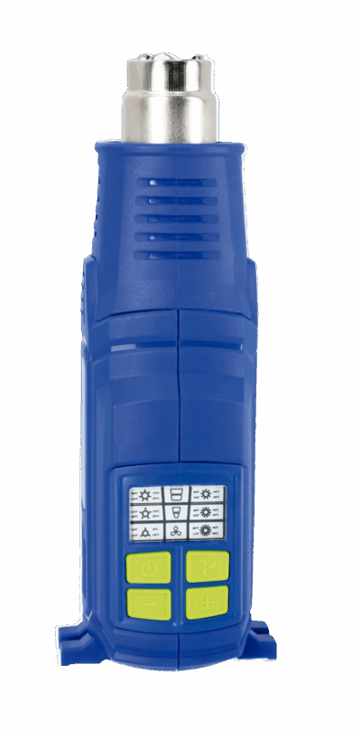 Pistola calor – 2000W, LED, control preciso | Irimo