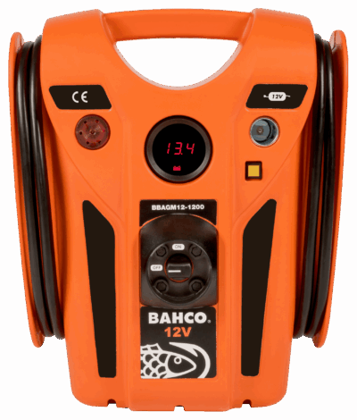 Arrancador baterías 12V – 1200CA/3100PA, AGM 25Ah | Bahco