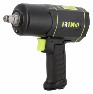 Llave de impacto neumática de Alto Rendimiento Irimo P-IW-12P de 1/2 pulgada, con un par máximo demoledor de 2230Nm, carcasa de composite y mecanismo de doble martillo.