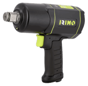 Llave de impacto neumática de Alto Rendimiento Irimo P-IW-34 de 3/4 de pulgada, con un par máximo demoledor de 2298Nm, carcasa de composite y mecanismo de doble martillo reforzado