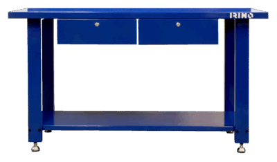 Banco trabajo acero – 1.5m, 500kg, 2 cajones | Irimo