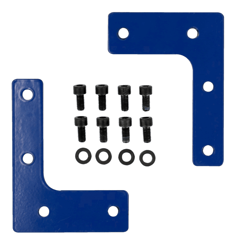 Kit de 2 adaptadores (escuadras de acero y pernos) Irimo 9062-FIX-1, para la fijación de paneles de herramientas a bancos de trabajo Irimo de la serie 9062