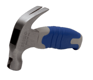 Súper compacto (160mm), cabeza de acero con imán portaclavos, mango tri-material con fibra de vidrio