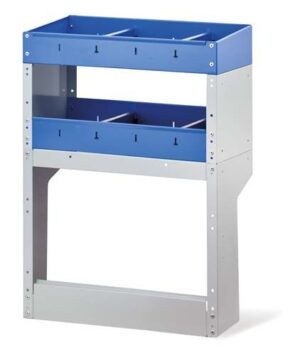 Organizador para furgoneta Tecnolam Ti Car 315 de 50 cm de largo con dos estantes y laterales con forma.