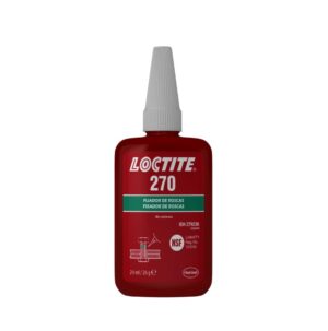 Botella de fijador de roscas LOCTITE 270 de alta resistencia para bloqueo permanente