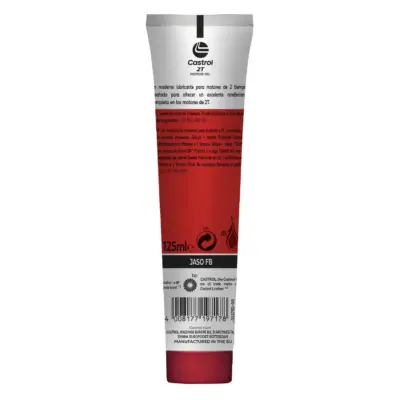 Aceite Castrol 2T – 125ml, Lubricante Premium para Motores de 2 Tiempos | Castrol