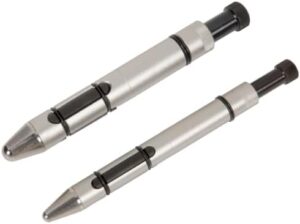 Mandriles universales autoajustables Bahco BE301CM Series (modelos BE301CM-01 para Ø15-19mm y BE301CM-02 para Ø20-26.6mm) para el centrado preciso y rápido de discos de embrague tanto autoajustables (SAC) como estándar