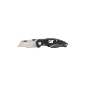 Cutter multiusos plegable Caterpillar de aluminio anodizado con sistema de cambio rápido