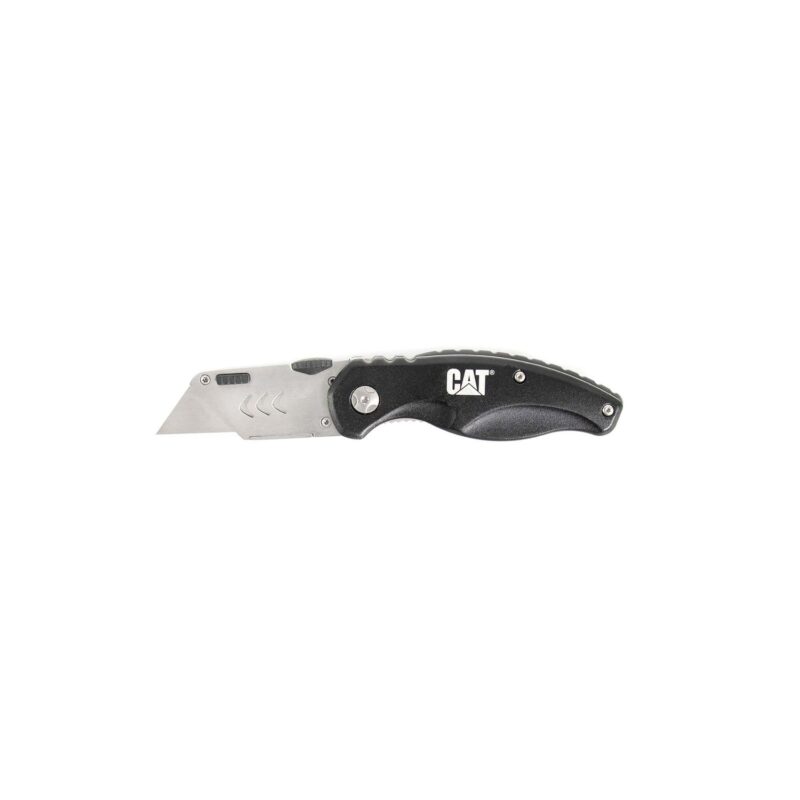 cutter-plegable-caterpillar-106302-aluminio.jpg Cutter multiusos plegable Caterpillar de aluminio anodizado con sistema de cambio rápido