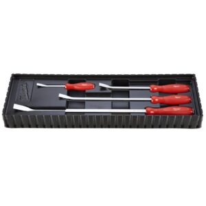 Juego de palancas de uña (4 piezas) - 40% más fuerza - PRY BAR SET | Milwaukee
