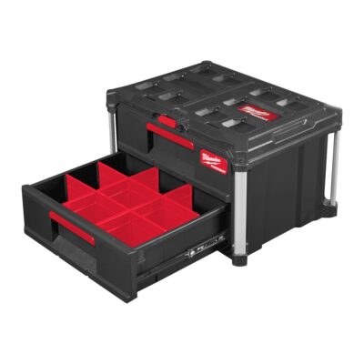Cajonera PACKOUT™ 2 Cajones – Acceso Apilada | Milwaukee