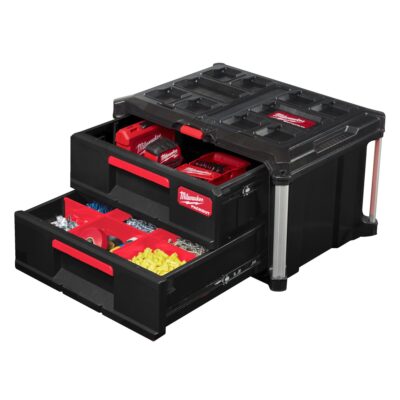 Cajonera PACKOUT™ 2 Cajones – Acceso Apilada | Milwaukee