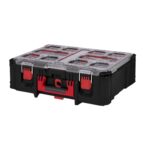 Packout Deep Organiser de Milwaukee, con gran altura para mayor capacidad y diseño modular.