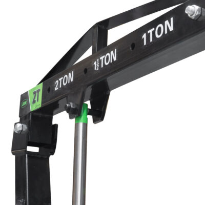 Grúa de 2 Toneladas Plegable – Elevación Ajustable y Ruedas Universales | JBM