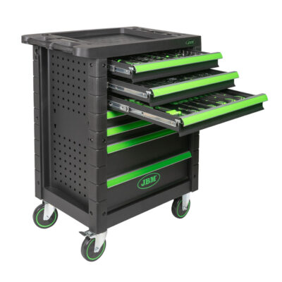 Carro de Herramientas 7 Cajones Verde – Alta Capacidad de Almacenaje | JBM