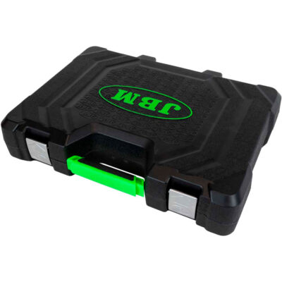 Estuche de herramientas de 216 piezas con vasos hexagonales – Acero S2 | JBM