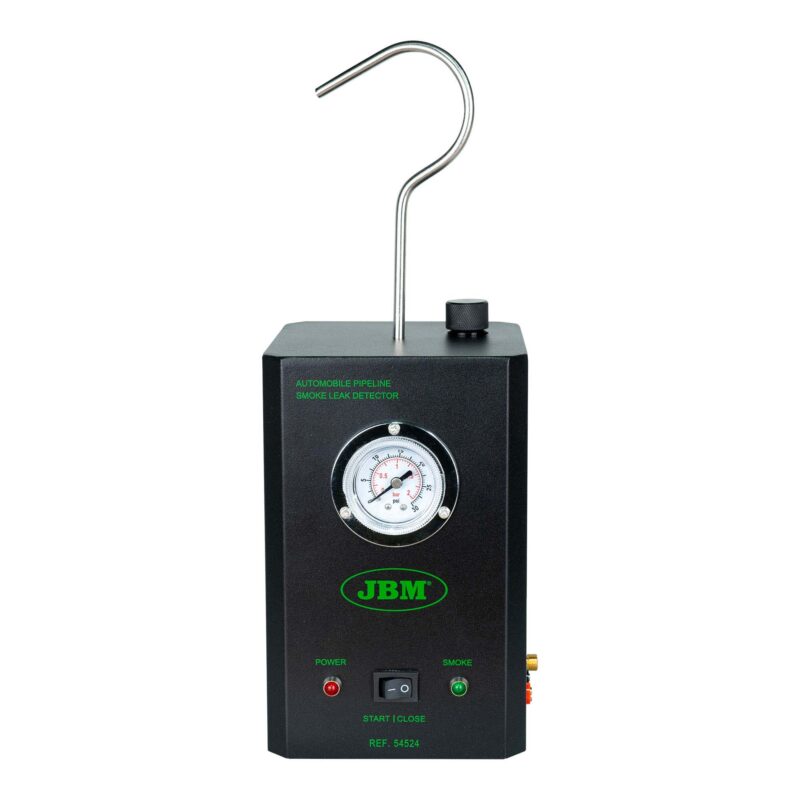 Detector de fugas por humo JBM en vista frontal.