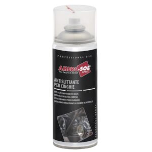 Lata de 400ml del spray antideslizante para correas de la marca Ambro-Sol.