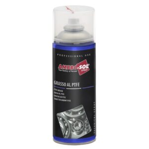 Lata de 400ml de grasa blanca en spray con PTFE (Teflón) de la marca Ambro-Sol.