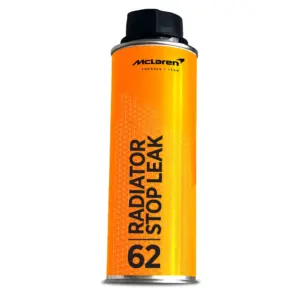 Botella de aditivo tapafugas de radiador McLaren MCL8190.