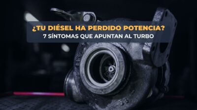 Turbo diésel con síntomas de pérdida de potencia y acumulación de carbonilla