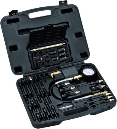Compresímetro diésel – 0-70 bar, kit pro universal, maletín | Bahco
