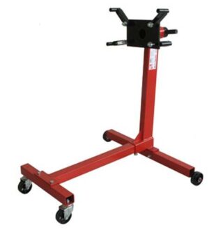 Soporte de motores profesional Metalworks CAT1000 con capacidad de 500 kg y cabezal giratorio.