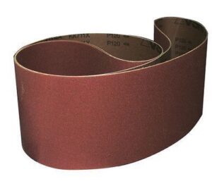 Banda Lija 75x1016 mm con grano 120 para lijado fino