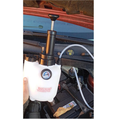 Sangrador de frenos manual 2.5L – Purga por presión sin ayuda | Toolhub