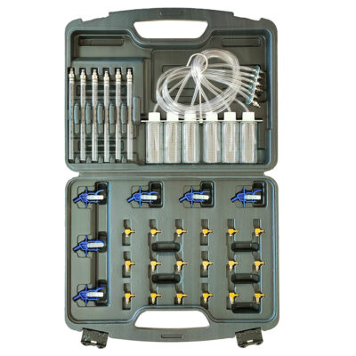 Conjunto Medidor de Sobrante con Adaptadores – Precisión en Inyectores | Toolhub