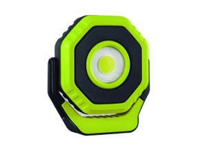 Foco de trabajo LED recargable Ultra Power de DriveLit con base magnética y 1400 lúmenes.