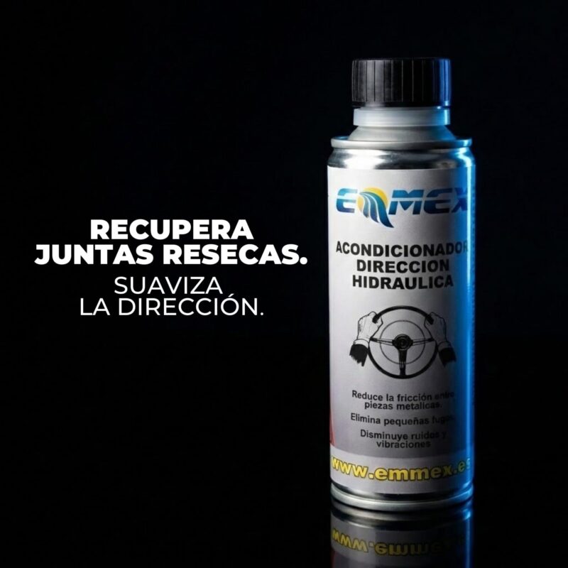 Aplicación y beneficios del Acondicionador Dirección Hidráulica EMMEX: reparación de fugas, reducción de ruidos y protección contra el desgaste en el sistema de dirección