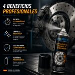 Beneficios Limpiador de frenos y embragues EMMEX Beneficios Limpiador de frenos y embragues EMMEX