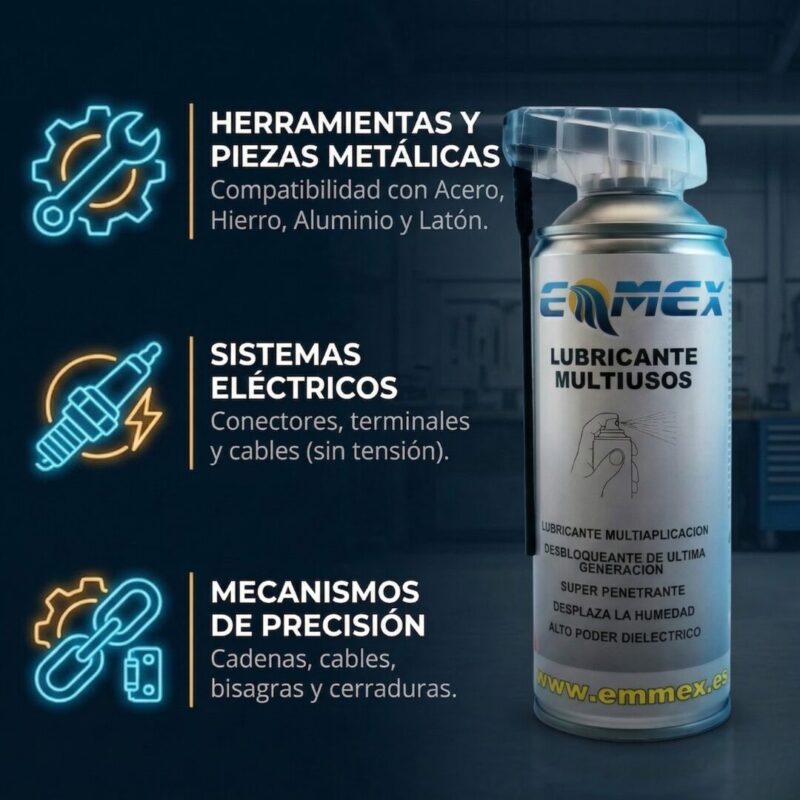 Compatibilidad Lubricante Multiusos EMMEX