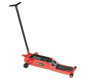 Gato hidráulico GT2X de Mega con bajo perfil y ruedas de poliamida