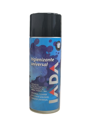 Bote de spray higienizante hidroalcohólico universal IADA de 400ml.