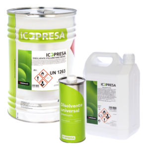 Envase de Disolvente Universal 039, líquido transparente para diluir pinturas, barnices y limpieza de herramientas de pintura